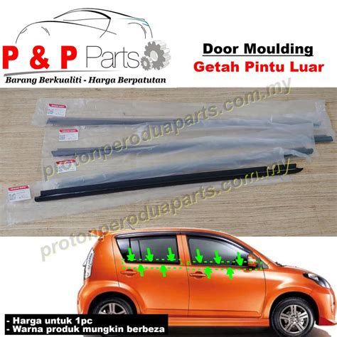 Door Outer Moulding Glass Getah Pintu Cermin Luar Perodua Myvi Old