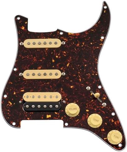 Musiclily Pro Auto Split Pre Wired Standard Hss Pickguard With Artec