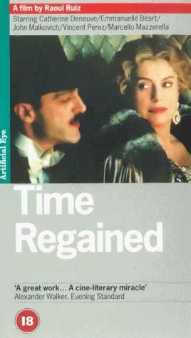 Marcel Proust S Time Regained 1999