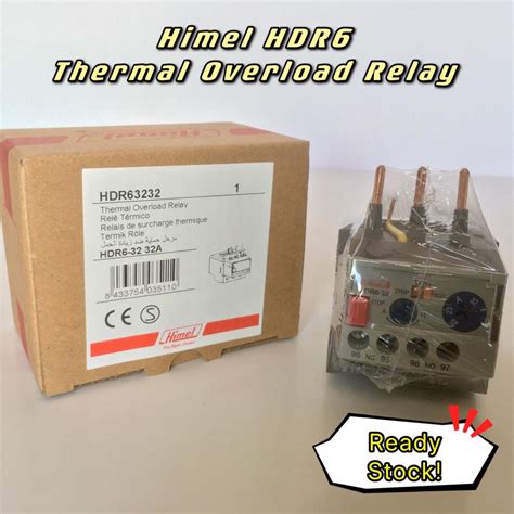 Himel Hdr A Thermal Overload Relay Shopee Malaysia