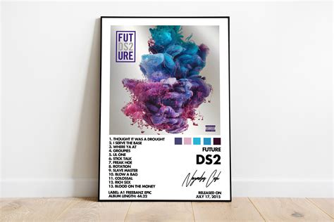 Future DS2 Retro Music Album Poster Print Digital Download, Future Poster Print, Tracklist, Wall ...