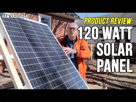 Bougerv Watt Solar Panel Review Free Off Grid Power Hamradioqa