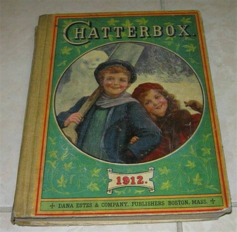 Chatterbox. 1912 | Vintage books, Beautiful cover, Book cover