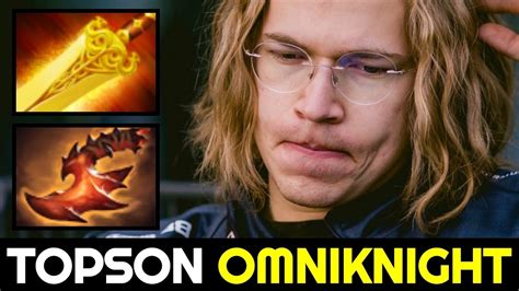 Topson Unkillable Omniknight With Fast Radiance Overwhelming Blink