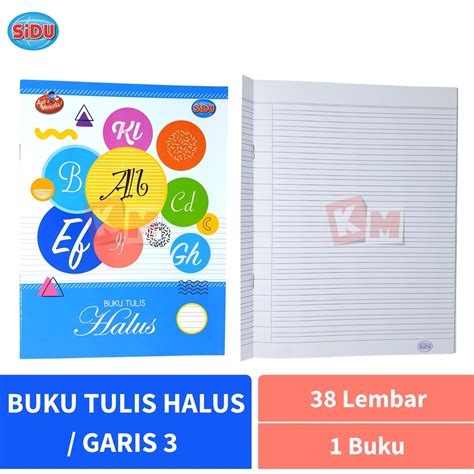 Jual Buku Tulis Halus Garis 3 Tiga Sidu Isi 38 Lembar Sinar Dunia 38