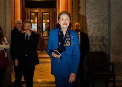 Sen Dianne Feinstein Returns To D C After Extended Absence