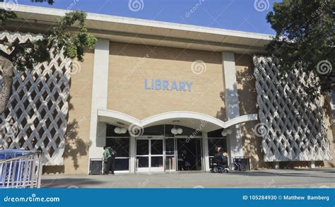 Riverside Public Library On Mission Inn Avenue Editorial Image Image