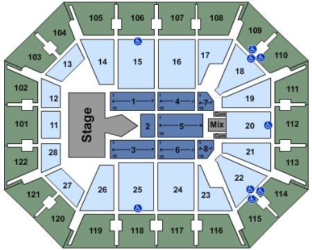 Mohegan Sun Arena Tickets And Mohegan Sun Arena Seating Chart Buy