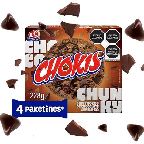 Galletas Chokis Choco Chunky 228 G Walmart