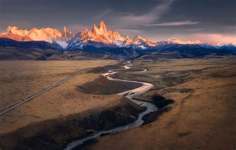 Wallpaper mountains, valley, Patagonia for mobile and desktop, section ...