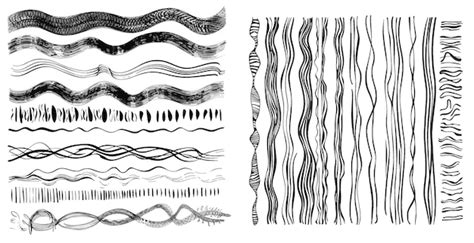 Premium Vector Abstract Doodle Lines Decorative Pencil Strokes