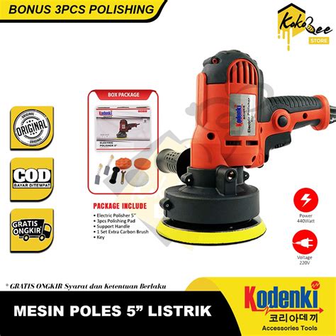 Jual Mesin Poles Polisher Inch Mobil Motor Cat Variable Speed Kodenki