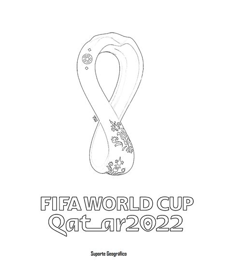 Qatar Fifa World Cup Logo Pencil Drawing Images And Photos Finder