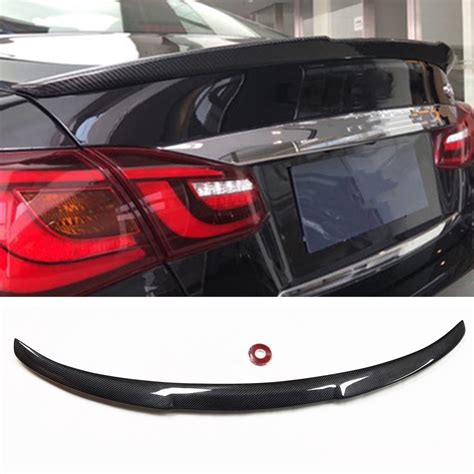 For Infiniti Q70 2014 2019 PSM Style Rear Trunk Spoiler Wing Real