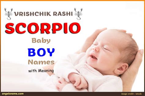 Top Vrishchik Rashi Or Scorpio Baby Boy Names With Meaning