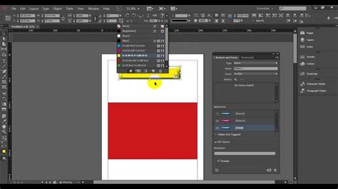 How To Create Button And Forms In Adobe Indesign Youtube