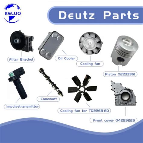 Piston 04170701 Deutz Diesel Engine Spare Parts For Deutz Engines