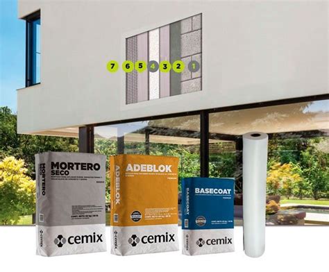 Basecoat Cemix Adhesivo Para Paneles De Poliestireno