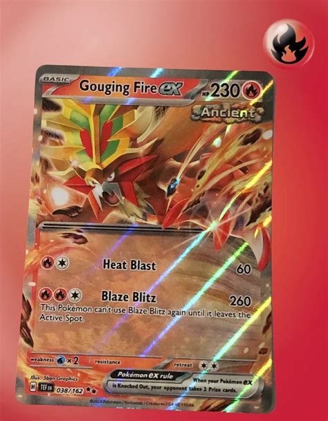 Gouging Fire Ex 038 162 Temporal Forces TCG Coleccionistas