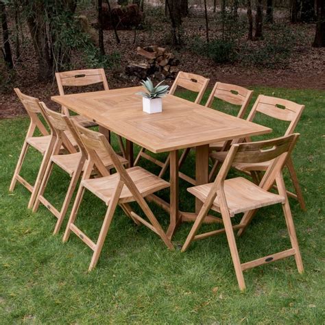 Surf Pyramid Rectangular Teak Dining Set Westminster Teak Teak