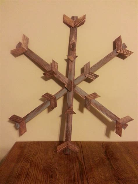 My Version Of The Wooden Snowflake Ana White