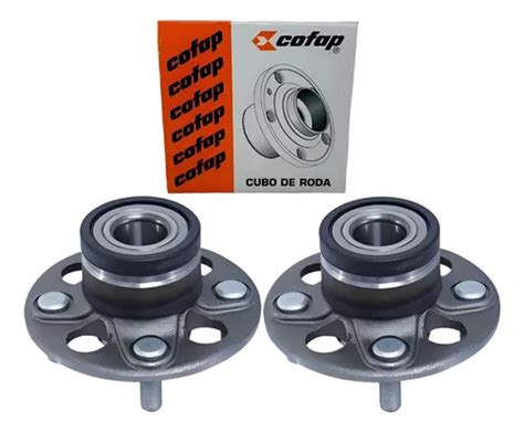 Par Cubo De Roda Traseiro Cofap C Rolamento C Abs Honda Fit