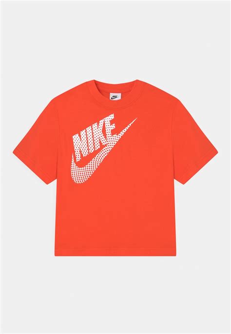 Nike Sportswear Tee Boxy T Shirt Print Picante Red Picante Red Rot