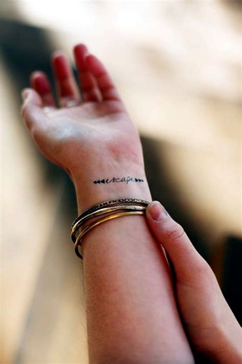 Word Wrist Tattoo Designs