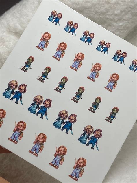 Chucky Waterslide Decals Etsy