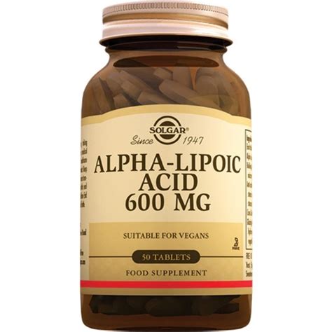 Alpha Lipoic Acid 600 Mg 50 Tablet Alfa Lipoik Asid Fiyatı