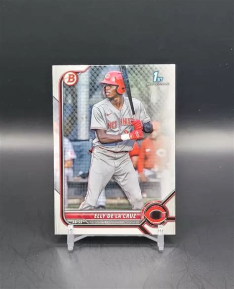 PAPIER ELLY DE La Cruz 2022 Bowman BP 50 RC Cincinnati Reds 1er Bowman