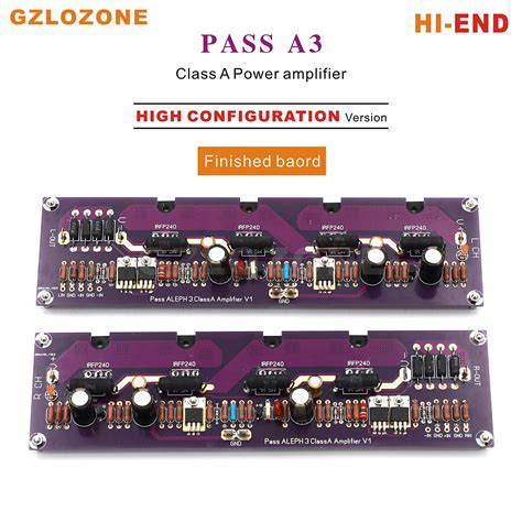 Hi End High Configuration Ver Pass A3 Pure Class A Power Amplifier Base On Pass Labs Aleph 3 Diy