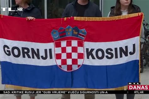 Kosinjani stigli u Zagreb Traže naknadu za iseljenje zbog novog jezera