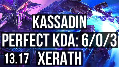 Kassadin Vs Xerath Mid 603 26m Mastery 500 Games Rank 9