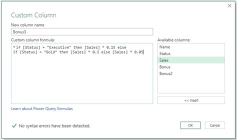 If Function In Power Query Including Nested Ifs Computergaga