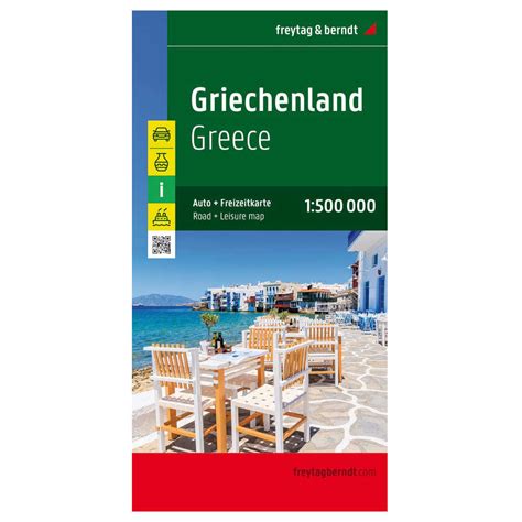 Freytag And Berndt Landkarte Griechenland Autokarte 1 500 000 Pistenkuh