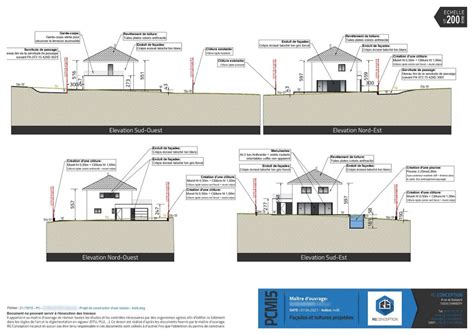 Service à la carte Plan des façades et des toitures DP4 PCMI5