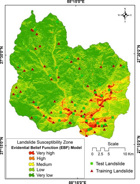 Landslide Susceptibility Map Using Ebf Model Download Scientific Diagram