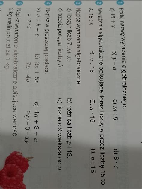 Matematyka kl 5 zad 3 s 133 podręcznik napisz wyrażenie algebraiczne