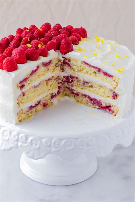 Lemon Raspberry Cake Layers Cooking For My Soul