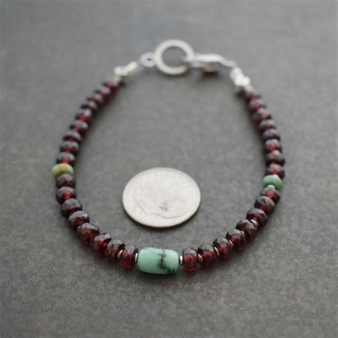 Garnet Gemstone Bracelet - Wild Hare Gems