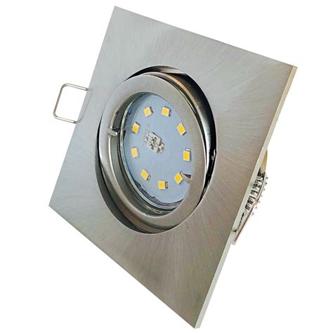 Flacher LED Einbaustrahler 220V 7Watt STEP DIMMBAR Lichtfaktor24