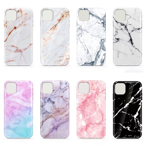 Marble Pattern Designer Phone Protective Cases Soft TPU Anti Stock Back ...