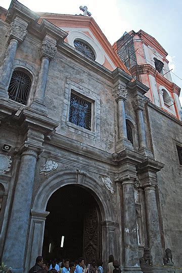 The Front View Of San Agustin Church In Intramuros Manila Philippines