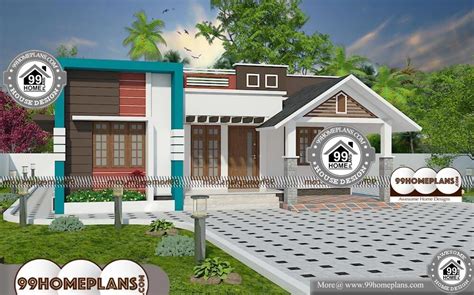 One Story Ranch House Plans with Simple Modern Low Economy Homes