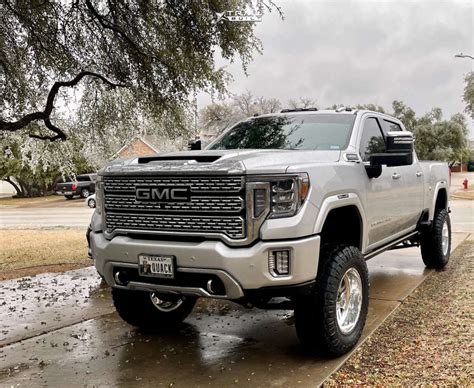 2021 GMC Sierra 2500 HD Wheel Offset Slightly Aggressive Suspension Lift 6.5" | 1504171 ...