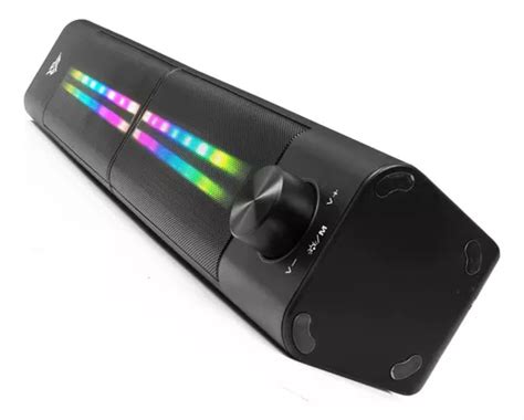 Caixa De Som Soundbar Bluetooth Para Tv Smart Pc Rgb Usb P Frete Gr Tis