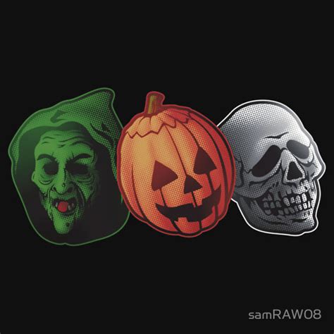 The Horrors of Halloween: HALLOWEEN III Silver Shamrock Masks Artwork ...