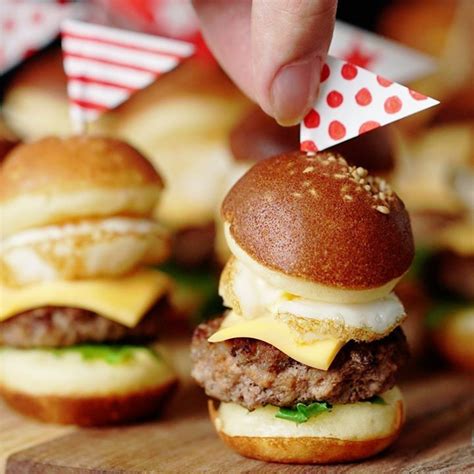 Delicious Bite Sized Burgers