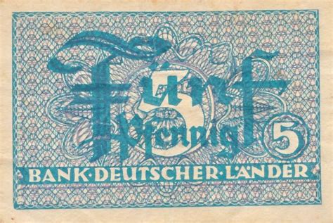 Deutschland Bank Deutscher L Nder Pfennig O D Geldschein